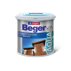  สีย้อมไม้สูตรน้ำเบเยอร์ Aqua WoodStain สีใส (S-6900) กึ่งเงา 1 กระป๋อง