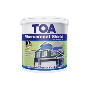  ทีโอเอ สีย้อมไม้ไฟเบอร์ซีเมนต์ สูตรน้ำ ชนิดทึบแสงกึ่งเงา / Fibercement-Shield-Semi-Gloss (Day in the Garden 7567) แกลลอน