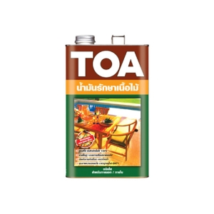 ทีโอเอ ทีค ออยล์ น้ำมันรักษาเนื้อไม้ ชนิดใส / Teak-Oil-Wood-Preservative T-01 (แกลลอน)