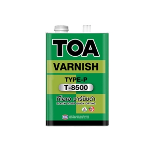  ทีโอเอ วาร์นิชดำ สำหรับภายใน / Varnish-Black-Gloss-T-8500 (แกลลอน)