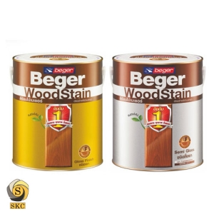 Beger WoodStain Gloss สีย้อมไม้เบเยอร์ วูดสเตน ชนิดเงา แกลลอน