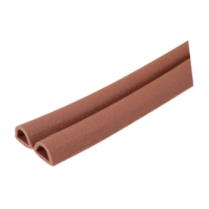 ซีลประตูยาง EPDM รูปตัว P (สีน้ำตาล) HAFELE 489.41.014