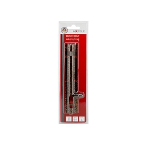 กลอนเหล็ก 6นิ้ว (สีทองเหลืองรมดำลายคราม) HAFELE 489.71.318