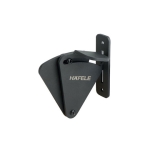  อุปกรณ์ล็อคบานเลื่อนเหล็ก (สีดำเคลือบ) HAFELE 499.65.128