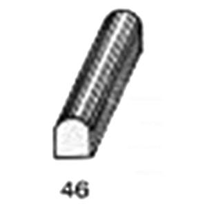 ไม้คิ้ว ไม้บัว ตกแต่ง no. 46 ขนาด 1/4“