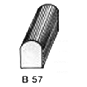  ไม้คิ้ว ไม้บัว ตกแต่ง no. B57 ขนาด 1/2“