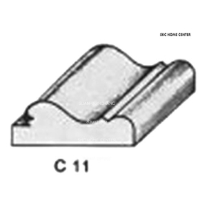 ไม้คิ้ว ไม้บัว ตกแต่ง no. C11 (ขนาด 1 3/4“)