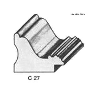 ไม้คิ้ว ไม้บัว ตกแต่ง no. C27 (ขนาด 1 1/2“)