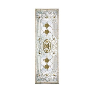 กระจกประตูหน้า Crystal Icaria C 04 ขนาด 56×162.5 cm. Delphi Luxury Door