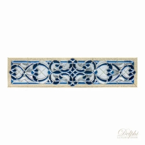 กระจกช่องแสงบน Original Caledonia 02 (คาเลโดเนีย) ขนาด 40×180 cm. Delphi Door