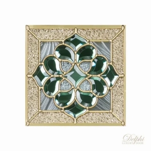 กระจกช่องแสงมุม Original Titus 25 (ติตัส 25) ขนาด 25×25 cm. Delphi Door