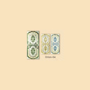 กระจกรางทอง บานกลาง Gold Series (Orion-04) ขนาด 56×132 cm.