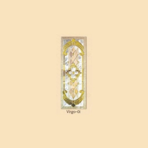 กระจกรางทอง บานกลาง Gold Series (Virgo-01) ขนาด 56×162.5 cm.