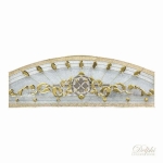 กระจกช่องแสงบน Original Curia 01 (คูเรีย) ขนาด 58×160 cm. Delphi Door