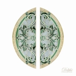 กระจกประตูหน้า Original Navio 06 ขนาด 42×108 cm. Delphi Luxury Door