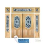 กระจกประตูหน้า Original Podolia 01 ขนาด 56×113 cm. Delphi Luxury Door
