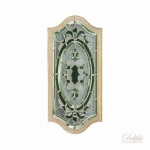 กระจกประตูหน้า Original Podolia 01 ขนาด 56×113 cm. Delphi Luxury Door