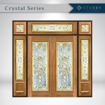 กระจกประตูหน้า STARRY Crystal Series ( Virgo C-01 ) ขนาด 56×162.5 cm.